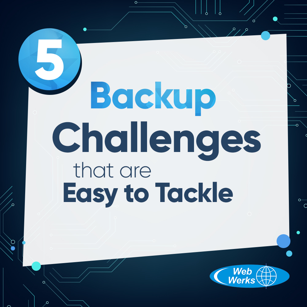 Five backup challenges that are easy to tackle.