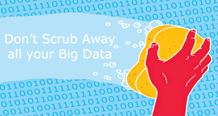 Don't Scrub Away all your Big Data