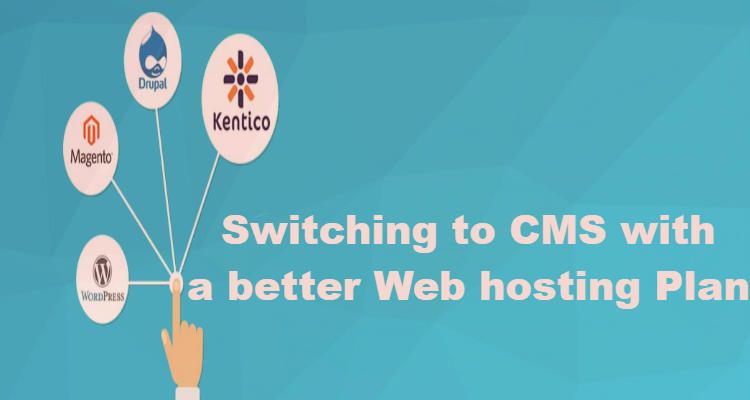 Switching to CMS with a better Web hosting Plan.